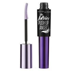 Lashes lifted and fanned by Maybelline Volum' Express Falsies Push Up Angel mascara.