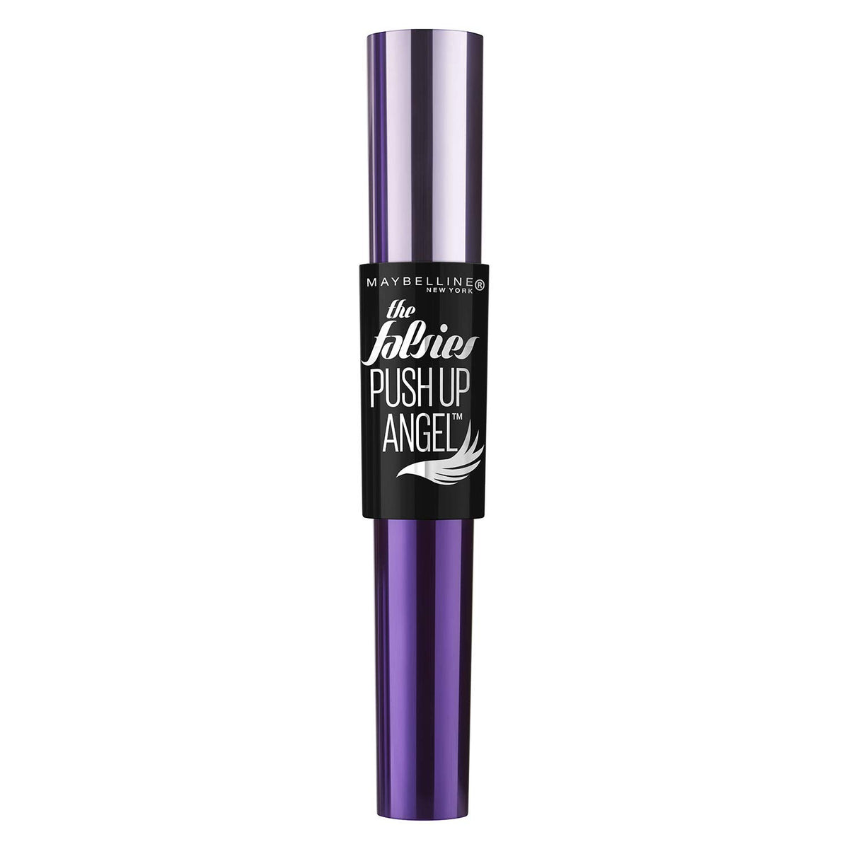 Maybelline Volum' Express Falsies Push Up Angel mascara bottle, easy handling for daily use.