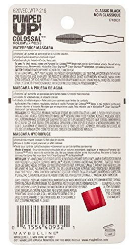 MAYBELLINE Volum' Express Pumped Up Colossal, look audaz y pestañas definidas