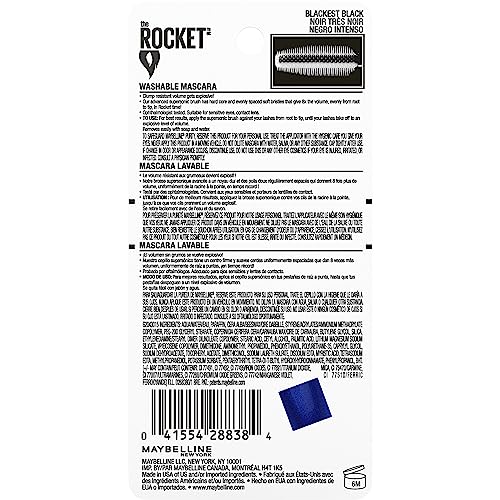 Maybelline Volumexpress The Rocket fórmula sin grumos para acabado liso.