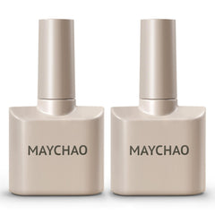 MAYCHAO base gel 15ml para uñas, acabado liso y duradero.