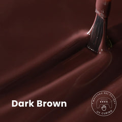 MAYCHAO gel polish brush stroke showing smooth application