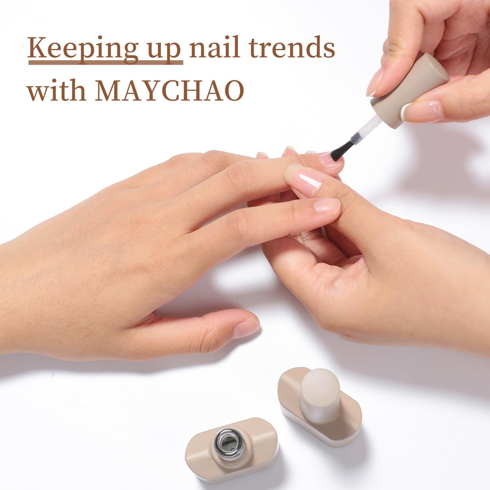 Diseños de uñas con MAYCHAO para efectos y colores.