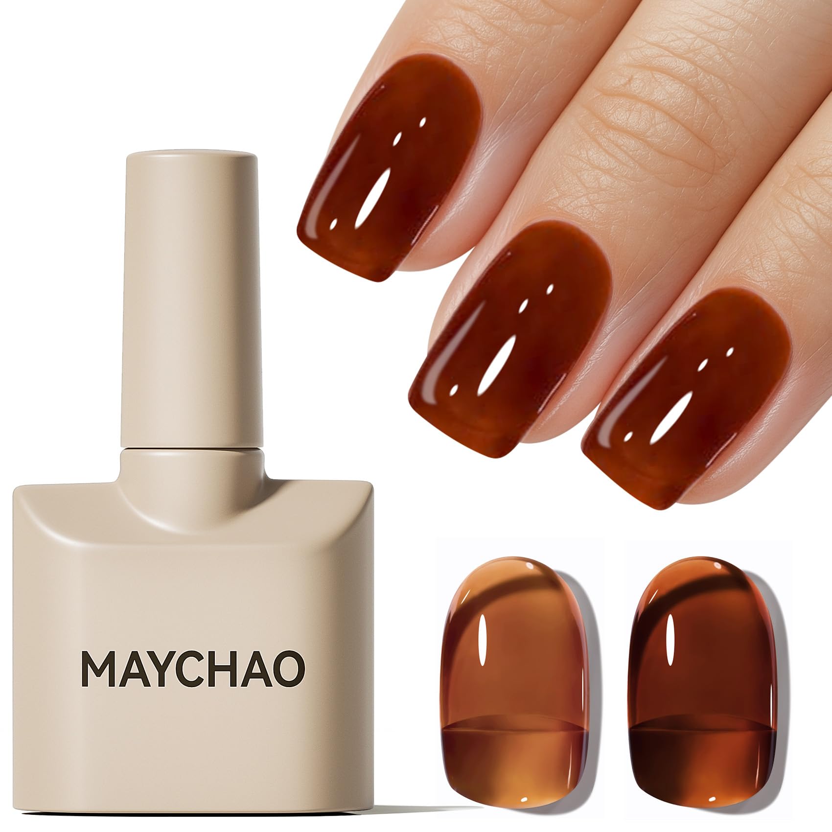 MAYCHAO UV/LED curing scene with nail lamp ready for quick set