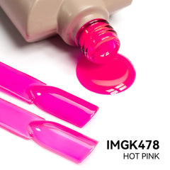 Maychao jelly gel polish bottle with gloss surface suggesting long-lasting shine potential.