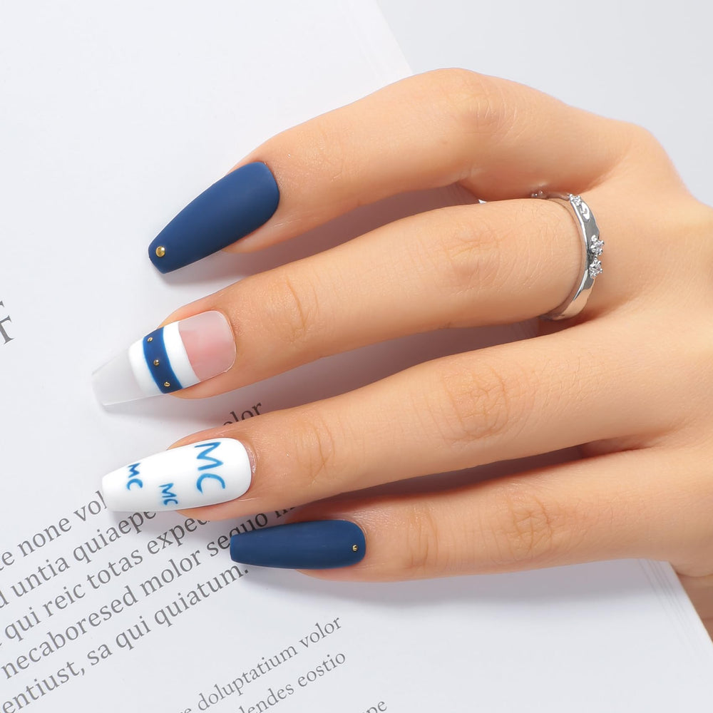 MAYCHAO manicure prep with filing and cleansing for better adhesion