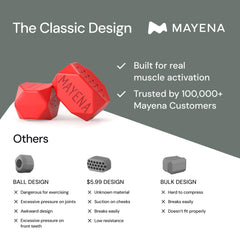 Diseño cómodo de mordida de Mayena para entrenar sin molestias.