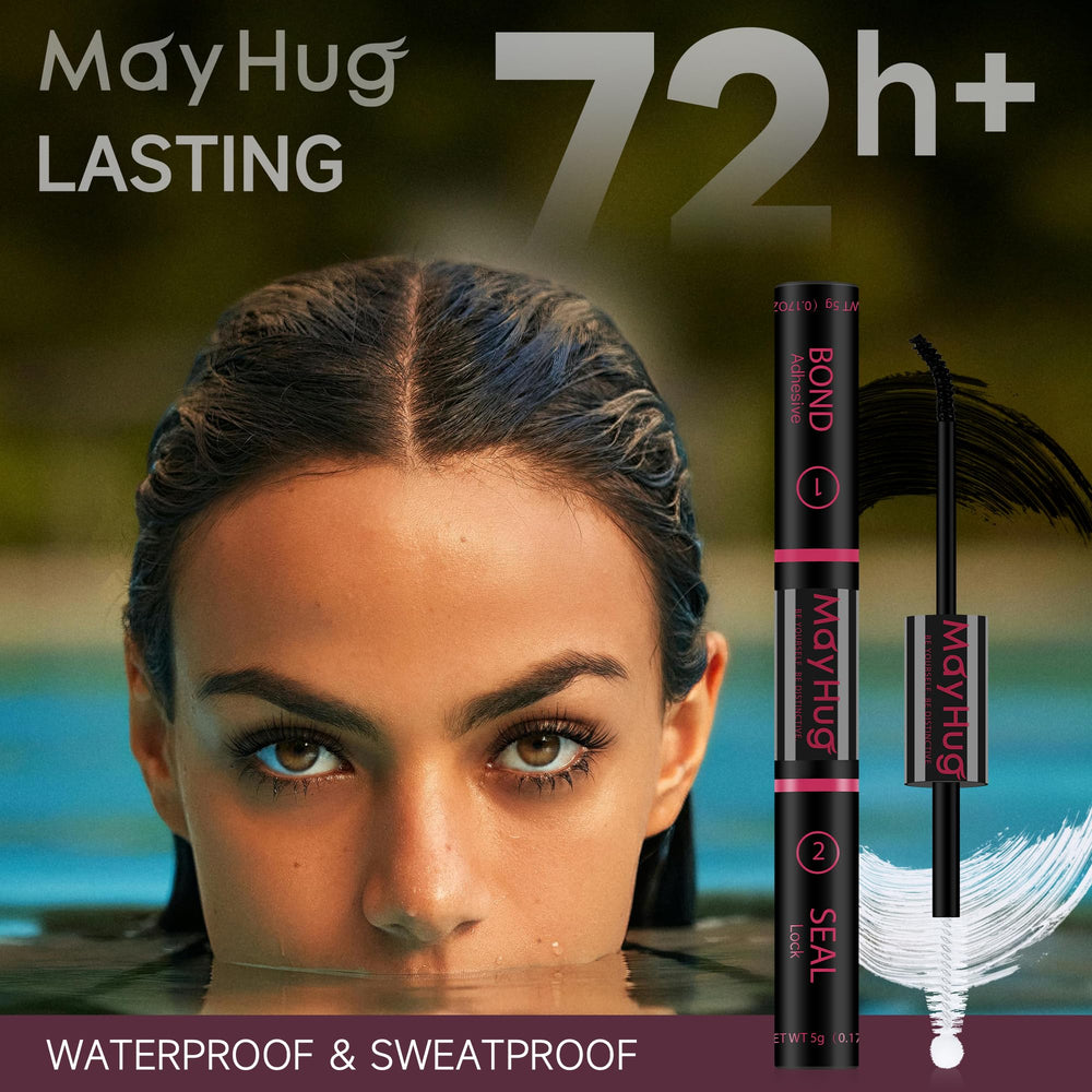 DIY lash extension with Mayhug bonds for clusters