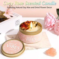 MAYICIVO rose bath bomb delivers soothing fizz for a calm soak