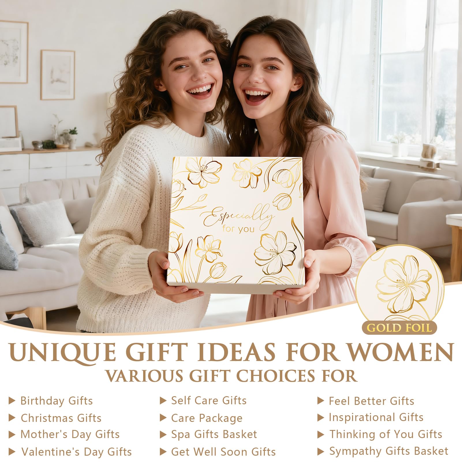 MAYICIVO get well gift basket for women offering comfort and encouragement.