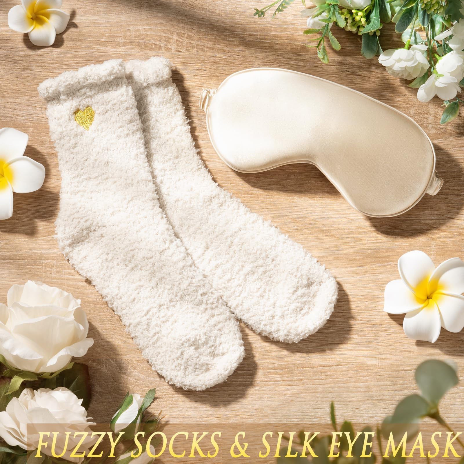 MAYICIVO silk eye mask for blocking light and aiding restful sleep.