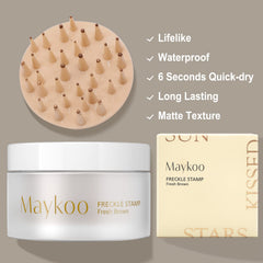 MAYKOO Freckle Cushion: brocha única para aplicar pecas con precisión.