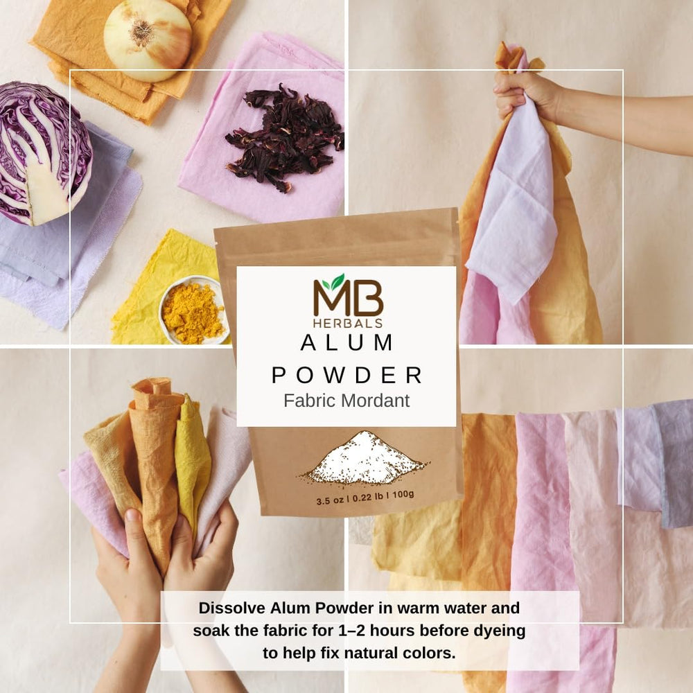 MB Herbals Alum Powder applied after shave for potential skin refreshment.