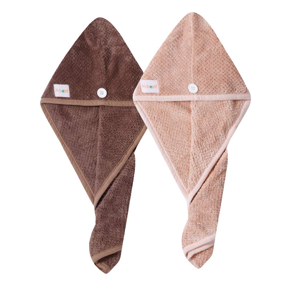 M-bestl 25x65 cm towel fits most head sizes.
