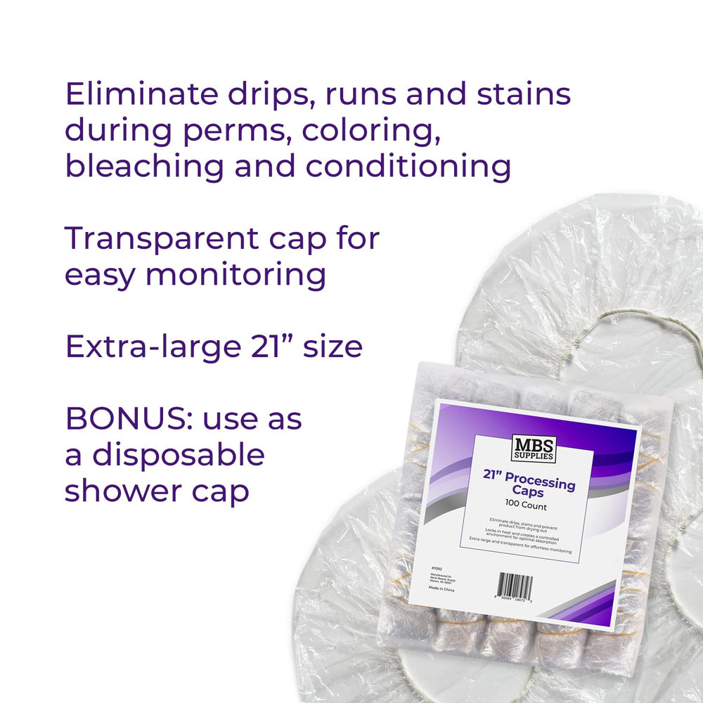 Transparent design lets you monitor processing without removing the cap.