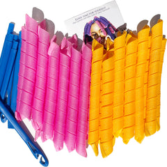 Long-hair application with 22-inch adjustable spiral rods