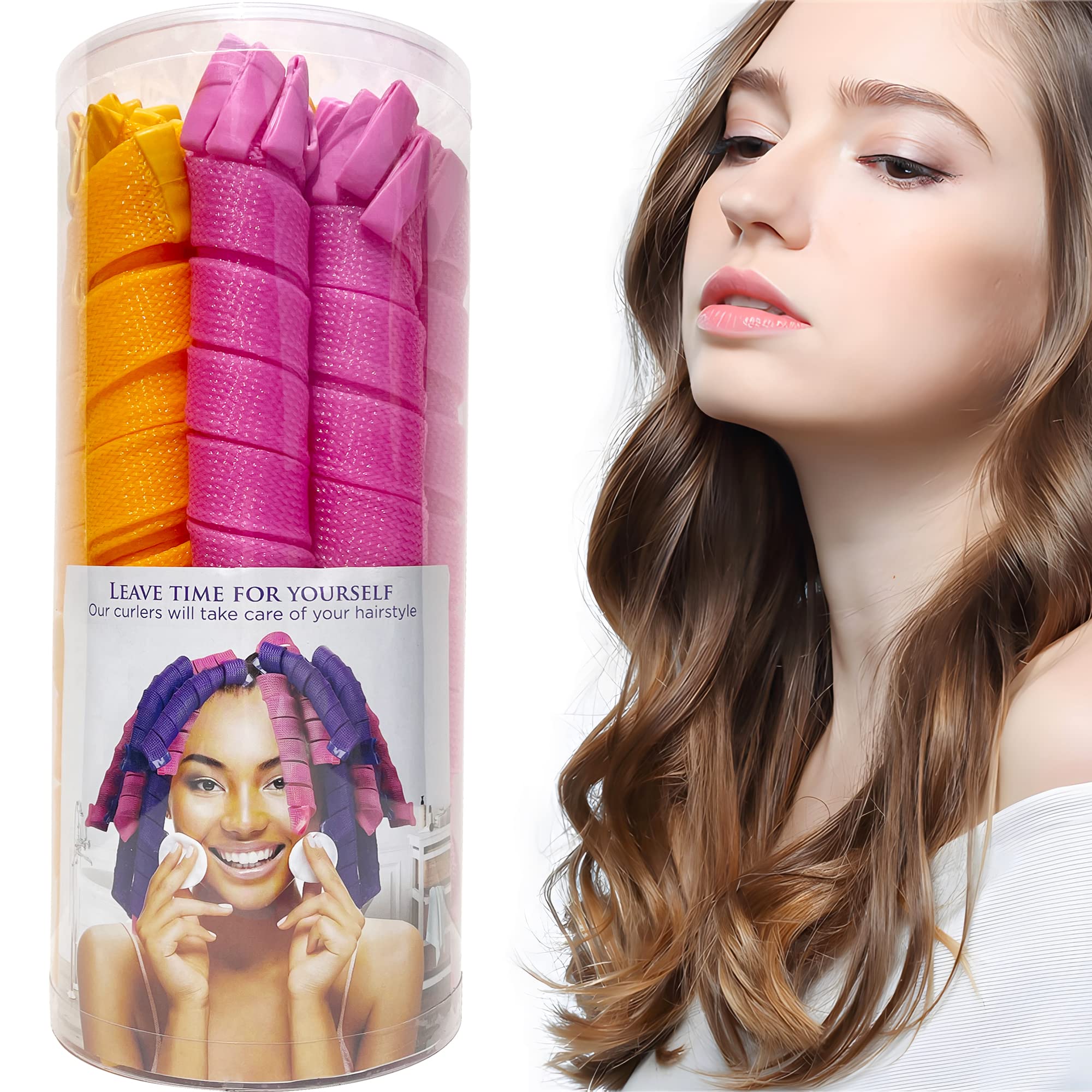 Sleep-safe no-heat curling ideal for overnight wear