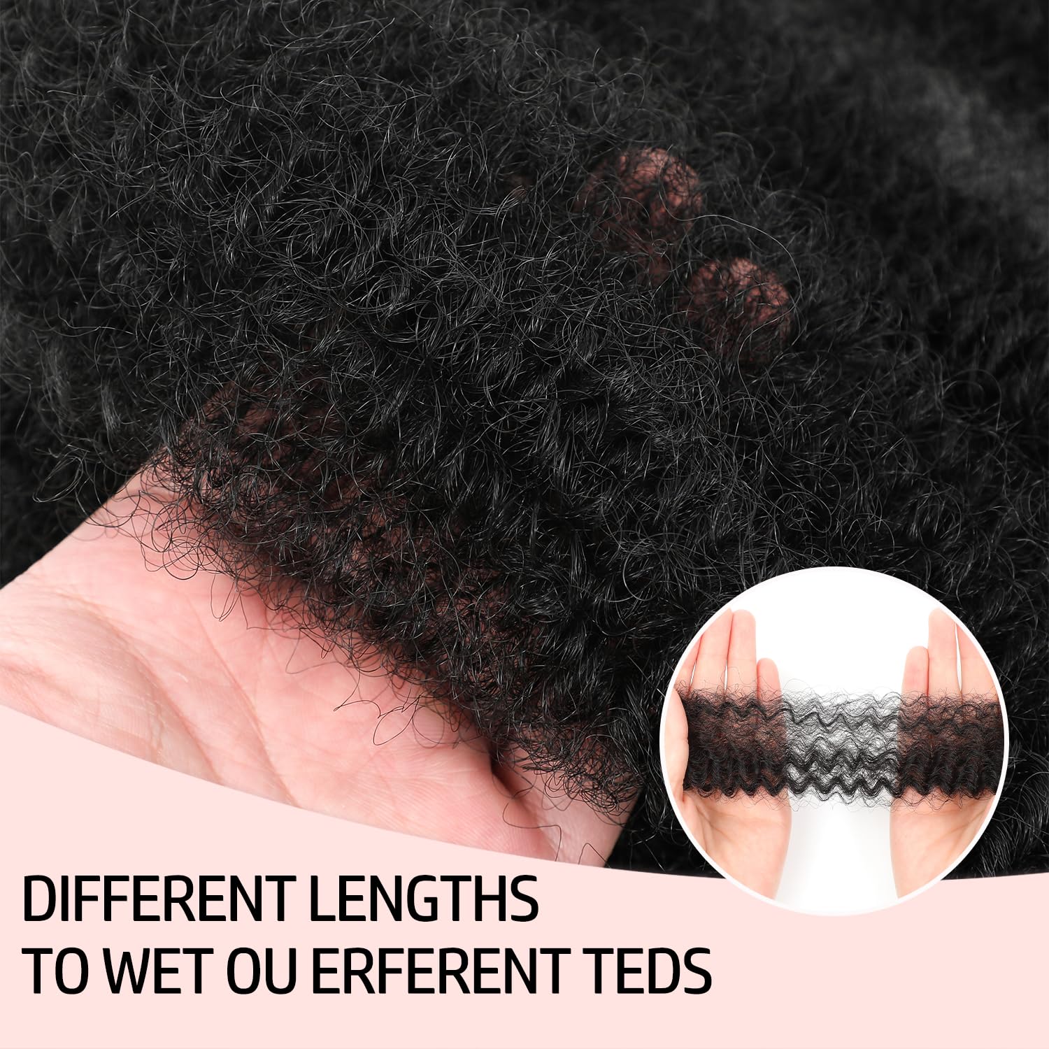 MCNJM Soft Locs crochet twist hair eight-pack 1B for daily wear.