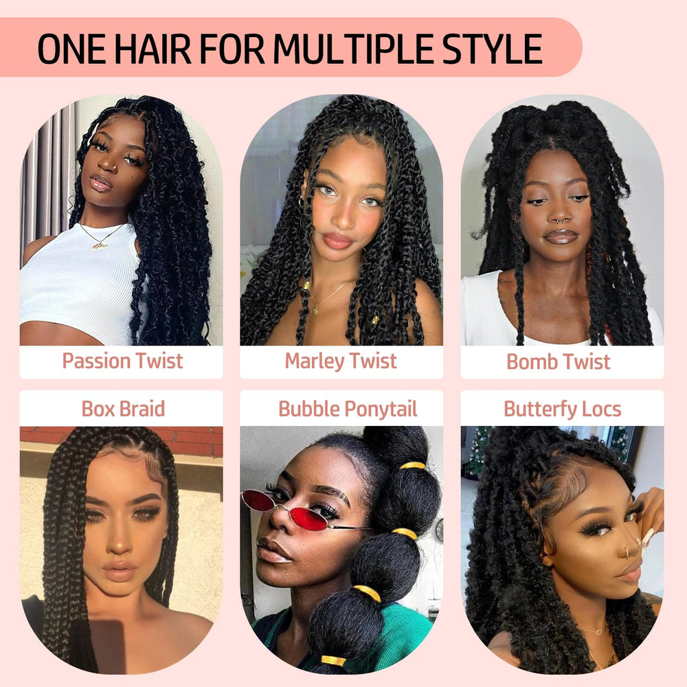 MCNJM Springy Afro Twist 16 inch color 30 for rich brunette vibes.