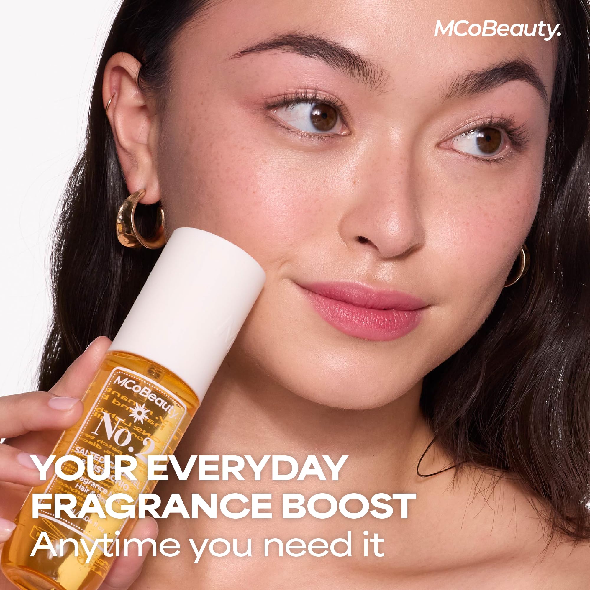 MCoBeauty Fragrance Mist No.2 sandalwood base adds warmth.