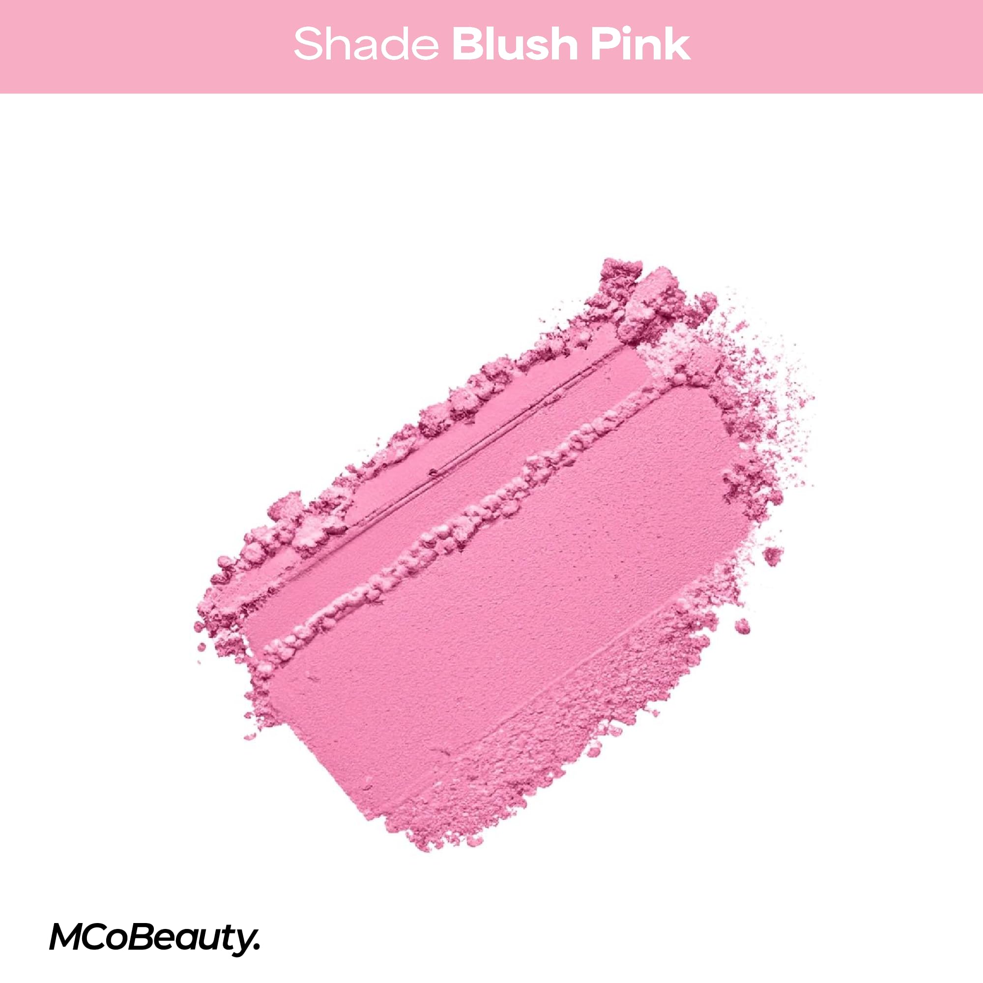 MCoBeauty Glow Up pH Powder Blush Vivi Pink con espejo para retoques.