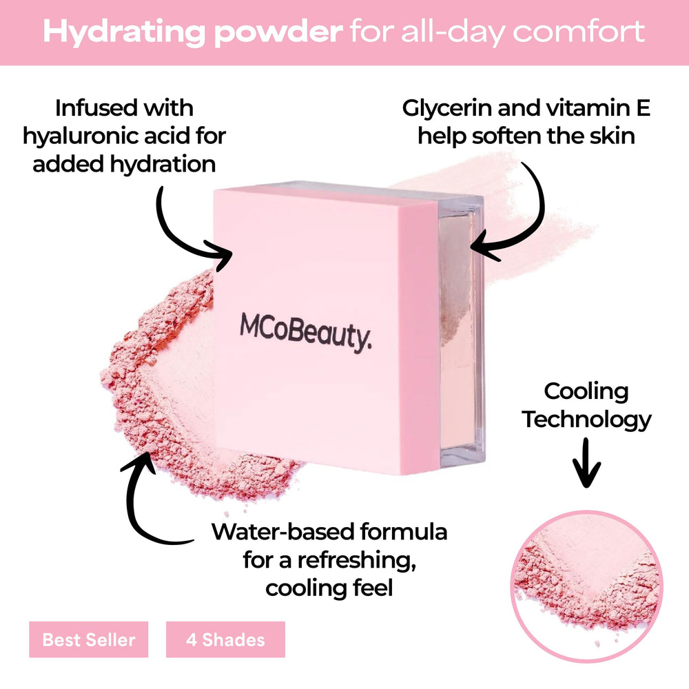 MCoBeauty Cool & Set con ácido hialurónico para mantener la hidratación de la piel