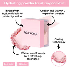 MCoBeauty Cool & Set con ácido hialurónico para mantener la hidratación de la piel