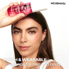 MCoBeauty Fragrance Mist No. 7 spray on hand for a quick refreshing lift.