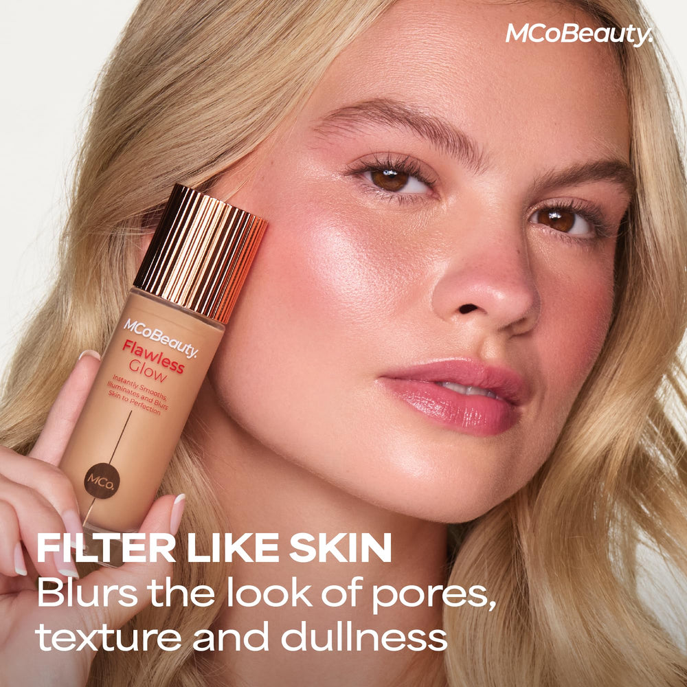 MCoBeauty Textura ligera se difumina fácilmente para glow suave.