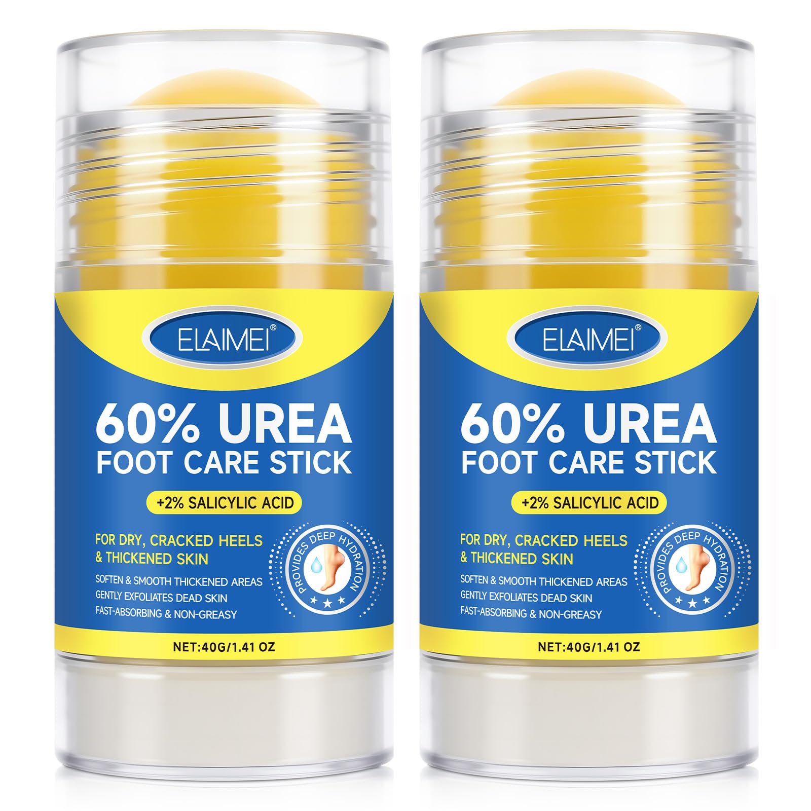 Barrita Mcukv Urea 60% para pies secos, hidratación rápida
