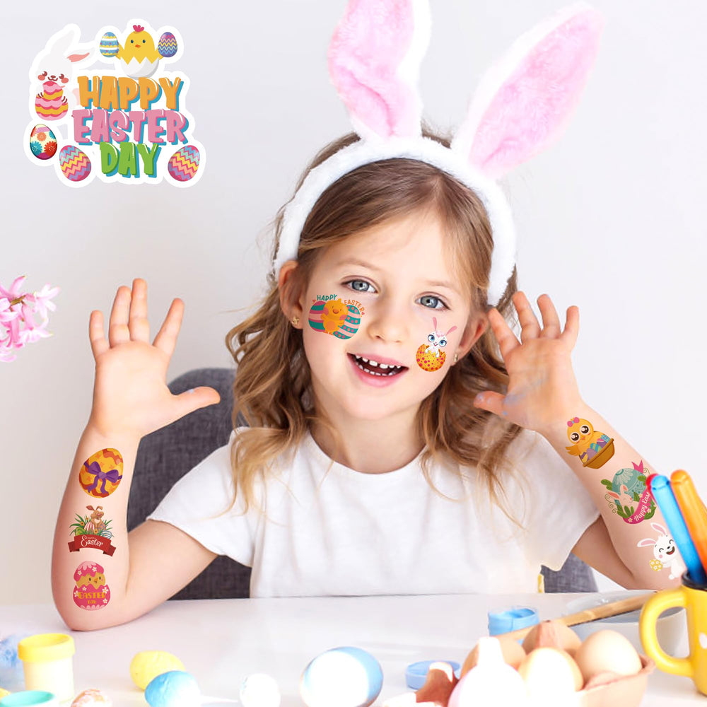 Tatuajes de Pascua de MDDRUIQI con motivos florales para primavera