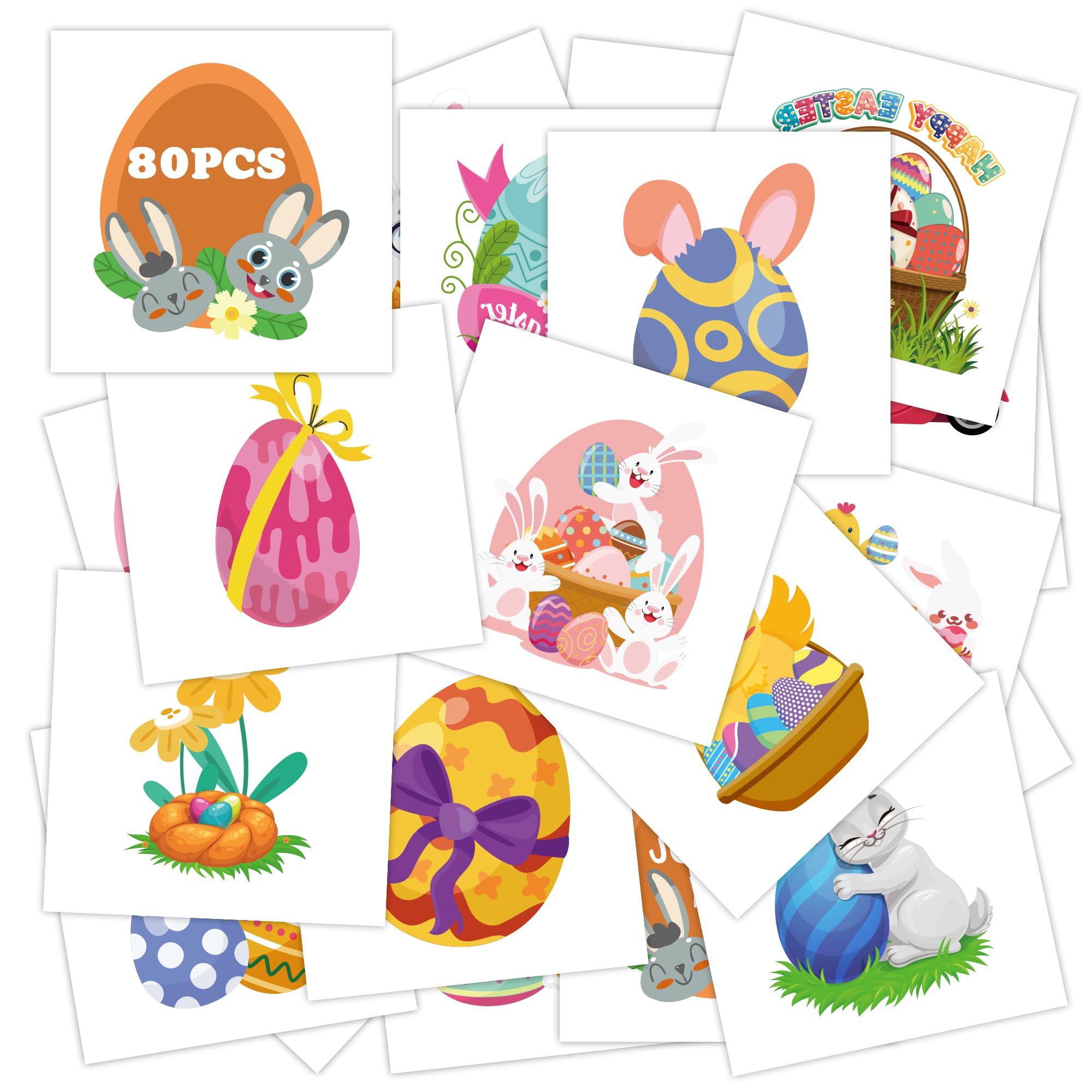 Tatuajes temporales de Pascua de MDDRUIQI: regalo perfecto para fiestas