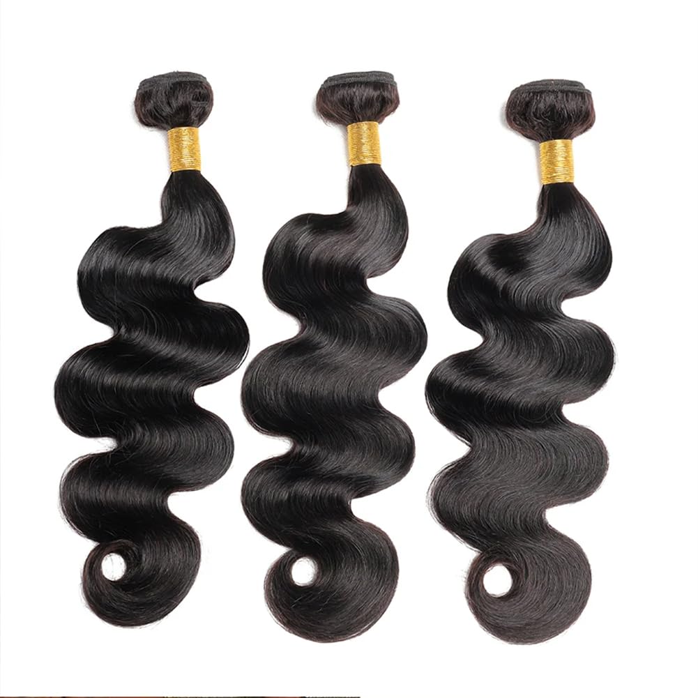 MDL 12A Brazilian virgin hair close-up shows smooth, healthy strands.