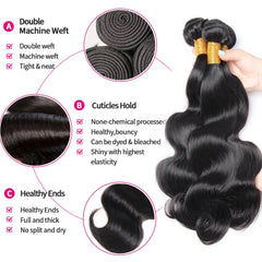 MDL 12A three-bundle set laid out for a full-head look.
