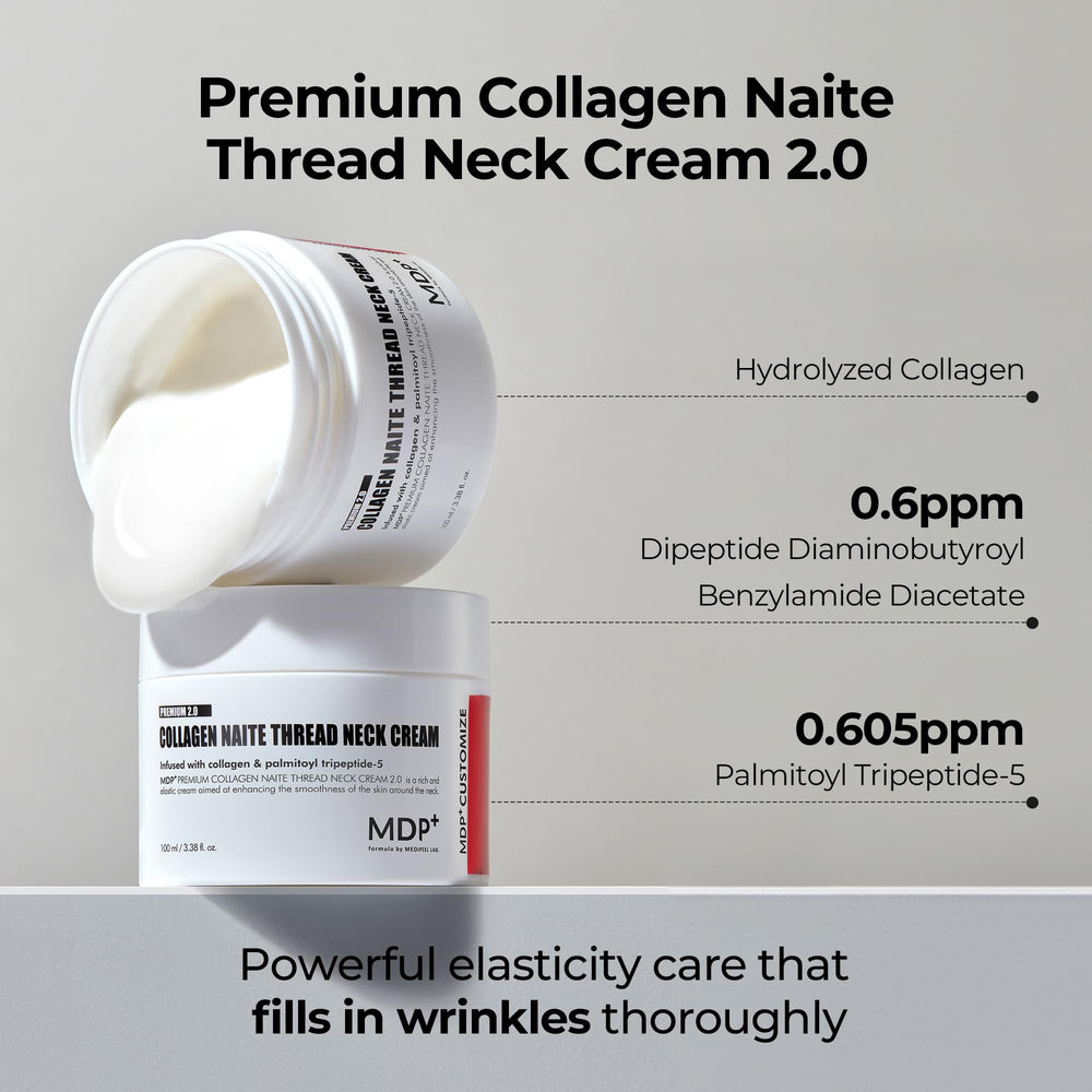MDP Colágeno Naite Hilo Cuello Crema aplicación para firmeza de cuello
