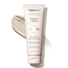MDSolarSciences Mineral Creme Sunscreen SPF 50 bottle front showing lightweight protection for daily wear