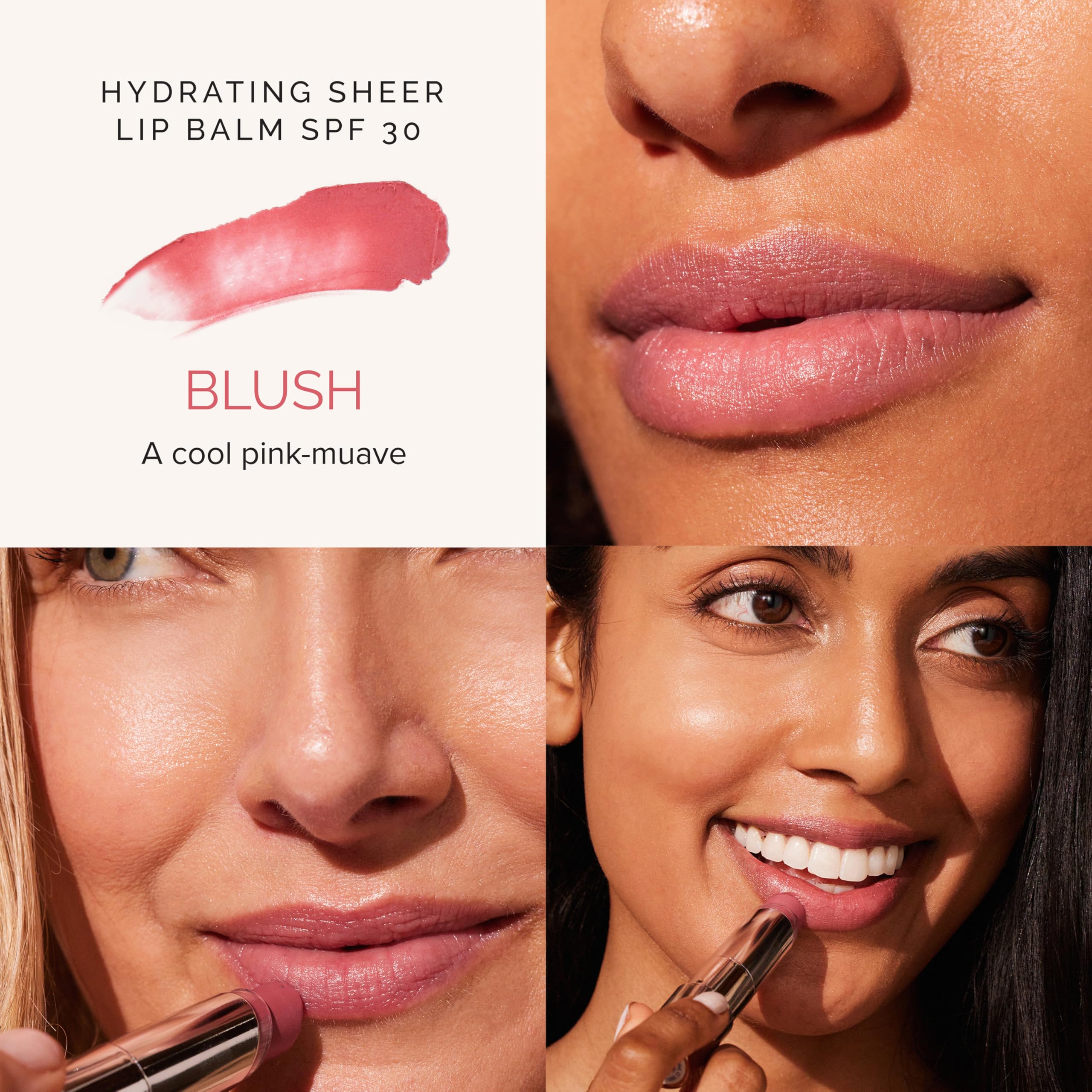 MDSolarSciences sheer color with buildable coverage on natural lips