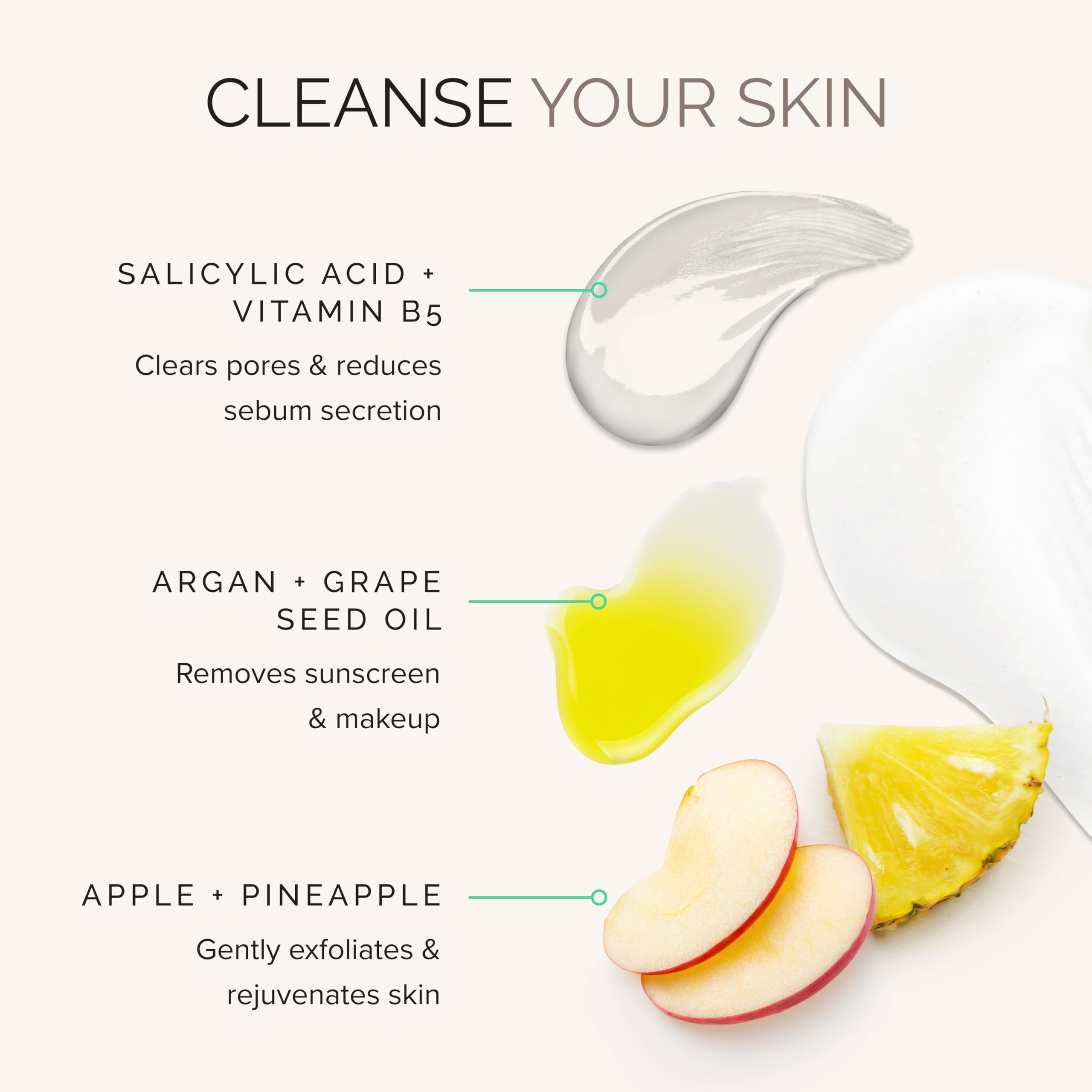 MDSolarSciences Wash Away Cleanser, botella de 50 ml, ideal para viaje y limpieza suave.