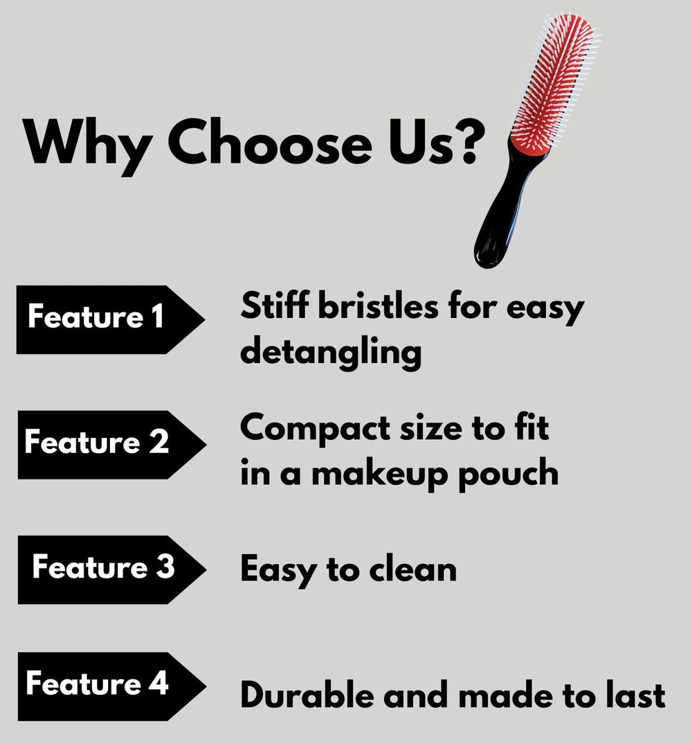 MDSTYLE Hair Brush ergonomic grip supports steady styling.