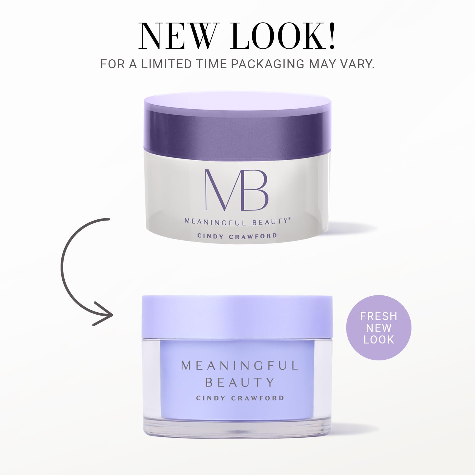 Meaningful Beauty Age Recovery Night Creme texture closeup shows luxurious cream for rejuvenation.