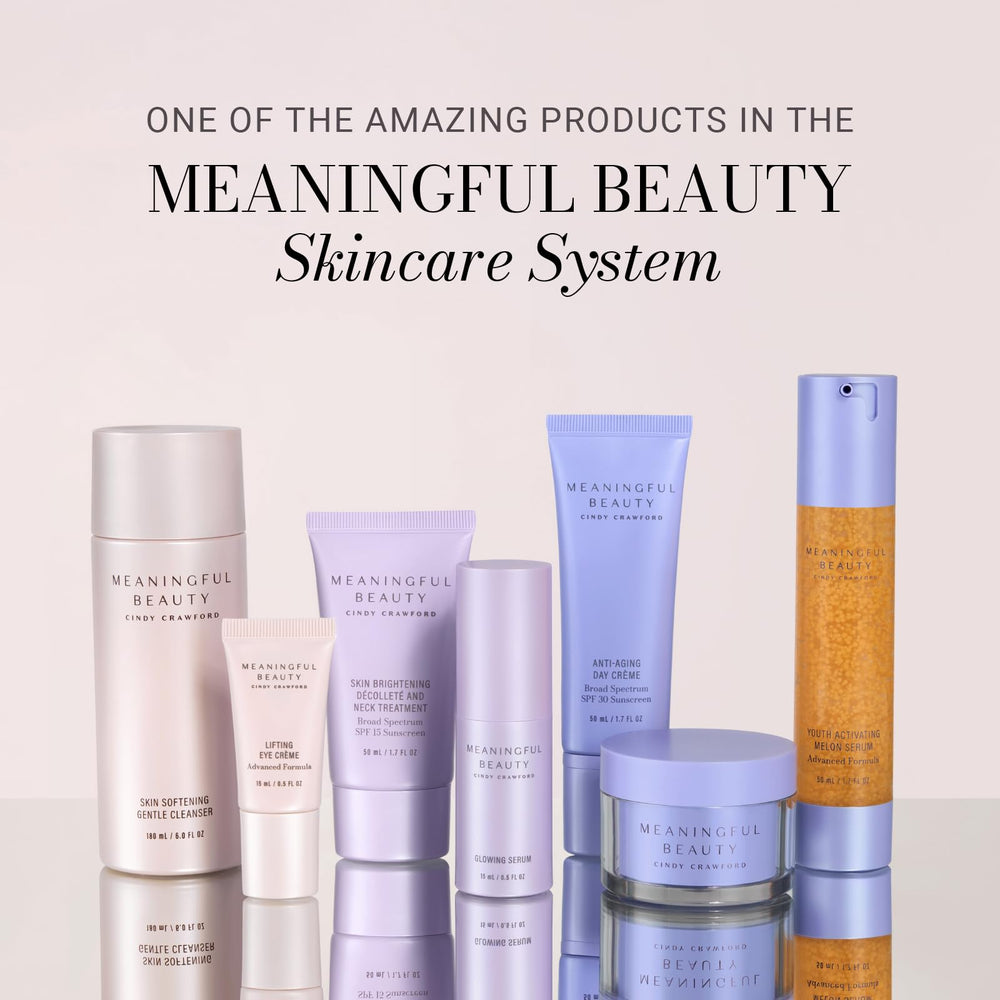 Meaningful Beauty Beyond buddleja officinalis extract highlight in product visuals.