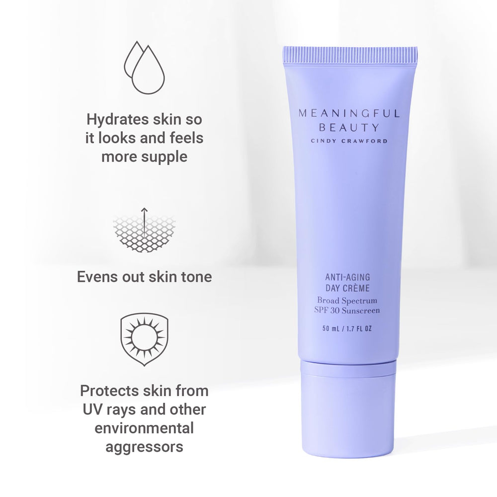 Meaningful Beauty Beyond dispense pump shown for easy, mess-free application.