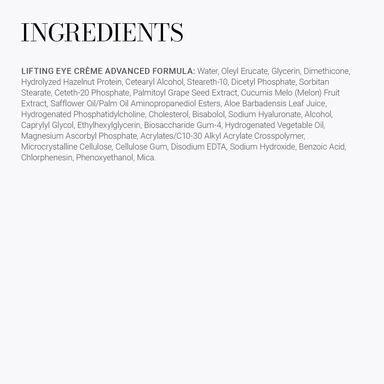 Meaningful Beauty Crema Elevadora para Ojos, se absorbe rápidamente y prepara para maquillaje