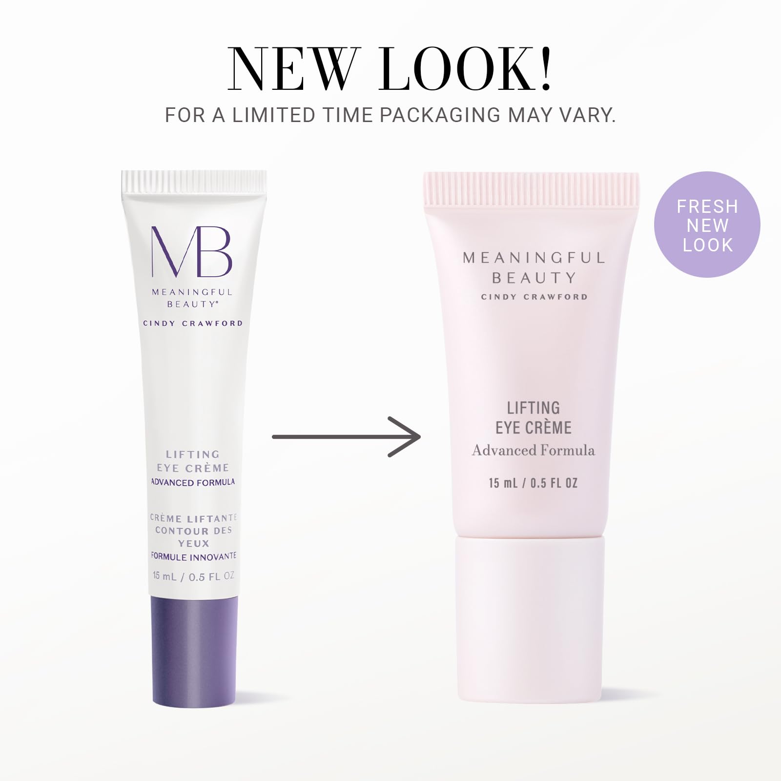 Meaningful Beauty Crema Elevadora para Ojos, aplicación diaria suave y rápida