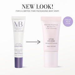 Meaningful Beauty Crema Elevadora para Ojos, aplicación diaria suave y rápida