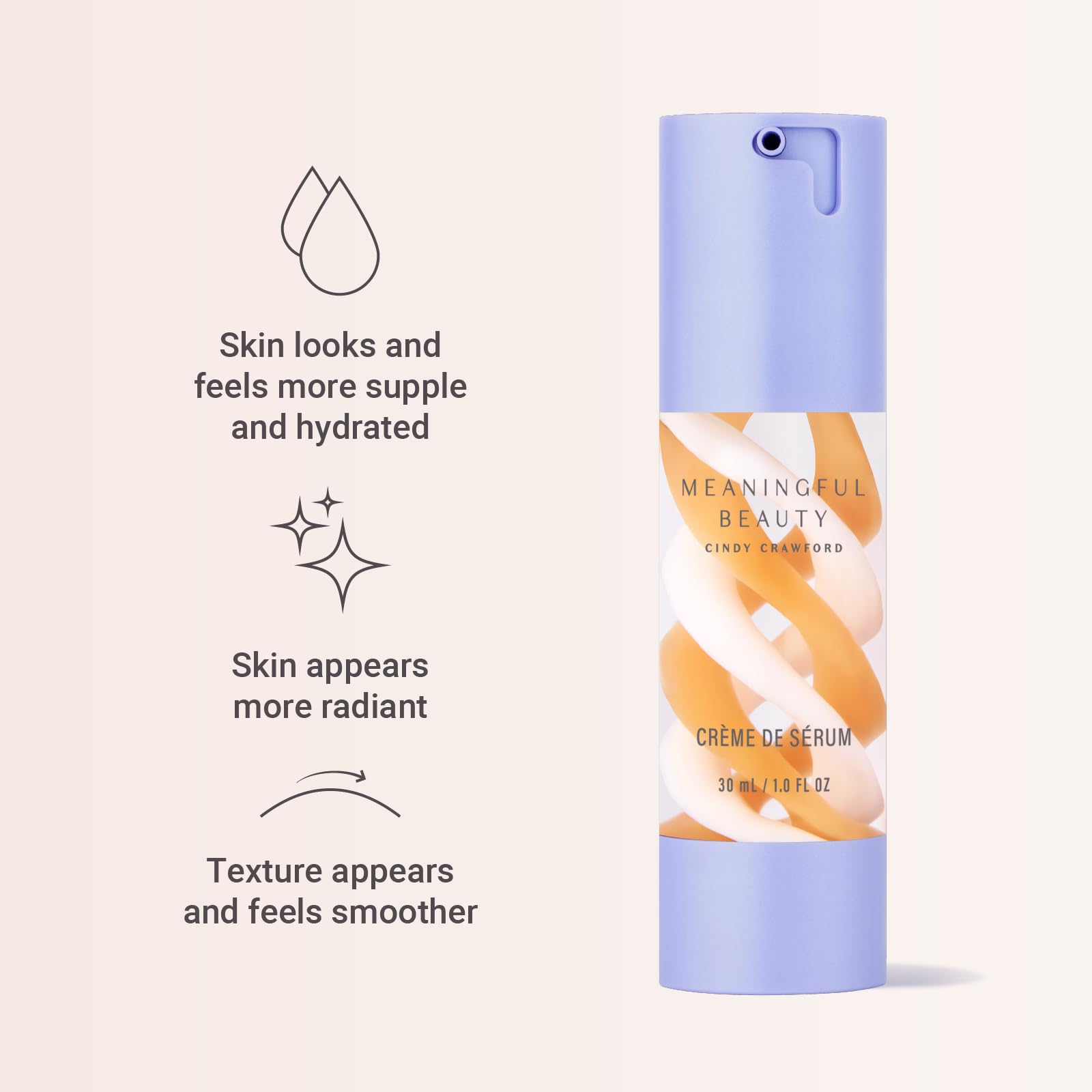 Meaningful Beauty Crème de Serum is a night-time hybrid for smooth, refreshed skin.