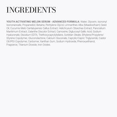 Hyaluronic acid molecule illustration with Meaningful Beauty serum for lasting moisture.