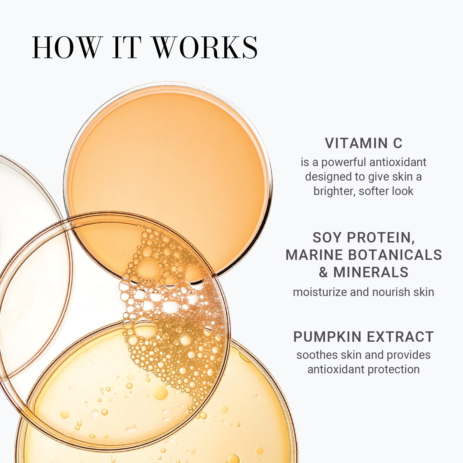 Meaningful Beauty melon leaf technology highlights advanced ingredients and texture benefits.