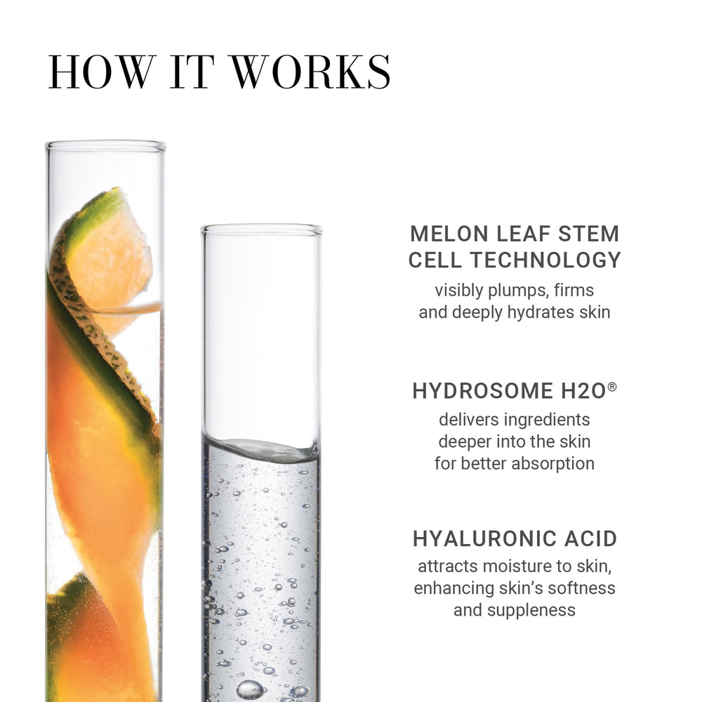 Meaningful Beauty Melon Serum glow-ready application on clean skin.