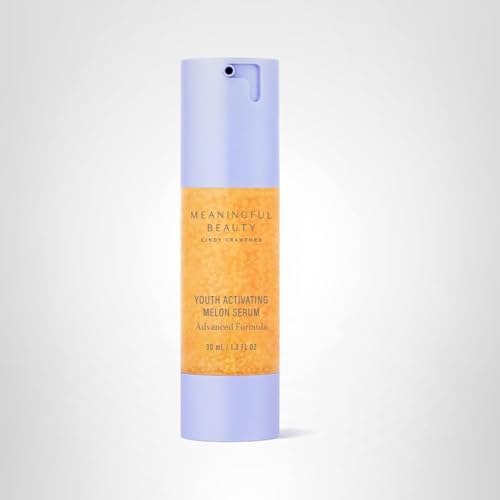 Meaningful Beauty Melon Serum packaging with travel-friendly design.